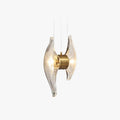 Kristy Luxury Capiz Shell Pendant Light, Glass/Metal, Bedside/Dining Room