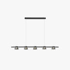 Arisha Modern Linear Metal Pendant Light,Black