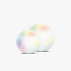 Ray Minimalist Globe LED Outdoor Light, Resin, White