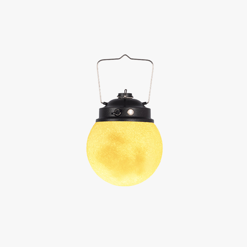 Ray Moon Modern Bubble Glod Pendant Light, Metal/Resin/Fiberglass