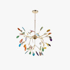 Arisha Flower Branch Semi-flush Mount Ceiling Light, 4 Colour