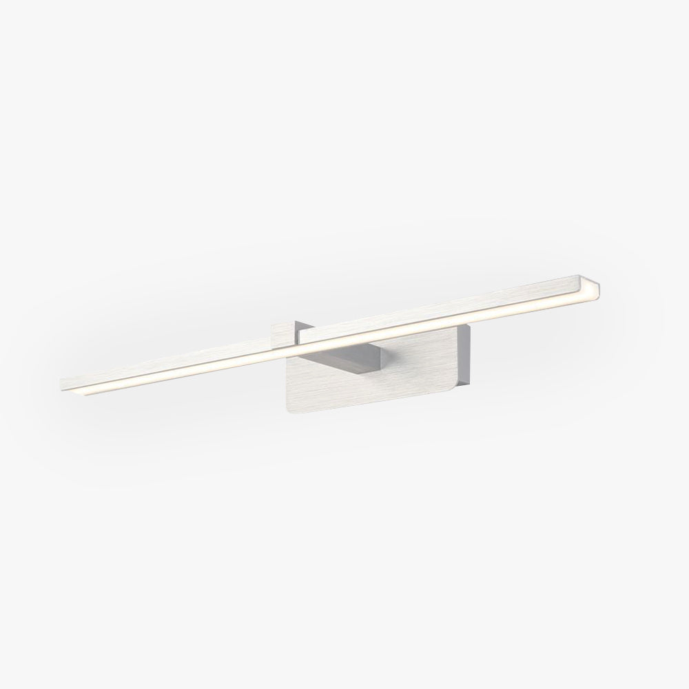 Arisha Nordic Linear Mirror Front Wall Lamp, Silver