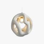 Avi Modern Metal/Resin White/Black Pendant Light