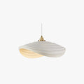 Ritta Wabi-Sabi Minimalisme Ripple Pendant Light, Resin&Metal