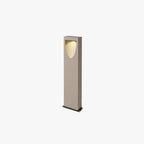 Ray Modern Stone Reflection Outdoor Path Light, Gray