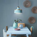 Valentina Modern Colorful Single Pendant Light, Metal Shade