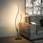 Louise Modern Simple Floor Lamp, Black & White