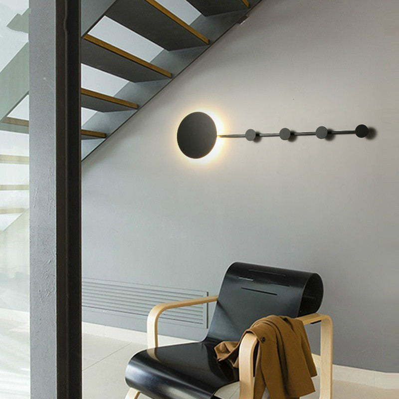 Arisha LED Porch Wall Hanging Coat Rack Creative Wall Lamp