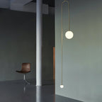 Arisha Minimalist Linear Mobile Pendant Light, Black