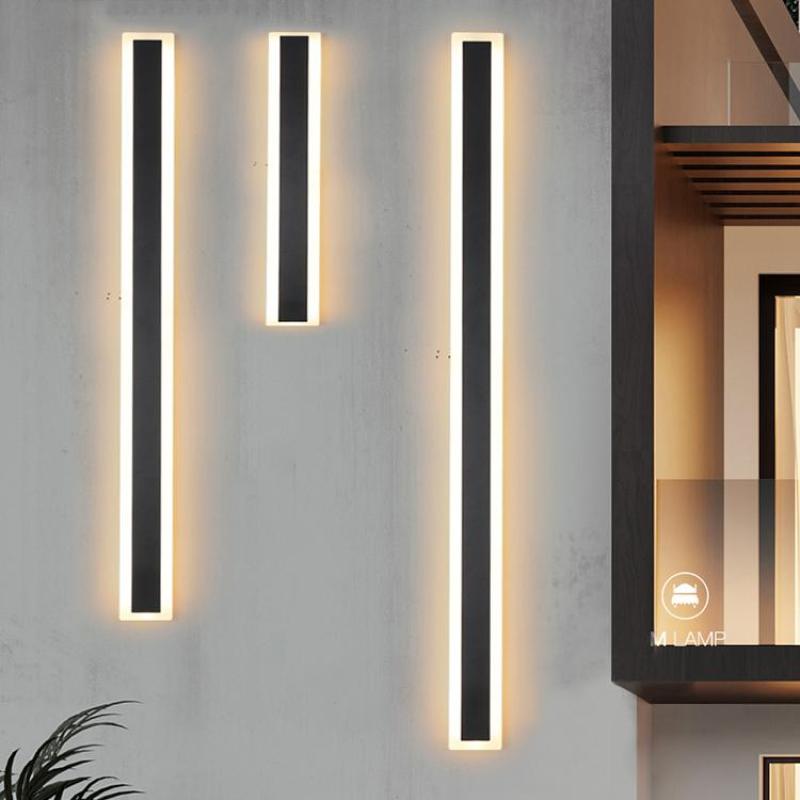 Vynn Wall Light Outdoor Modern Waterproof LED Black/White - Kingsley Beaumont