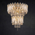 Arisha Luxury Feather Crystal Chandelier, Living Room