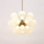 Valentina Chic Clustered Glass Bubble Pendant Light