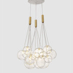 Valentina Glass Globe Bubble Pendant Light LED Stary