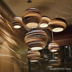 Muto Pastoral Silkworm Rustic Paper Pendant Light