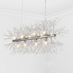 Arisha Creative Art Chandelier Crystal Pendant Light for Dining Room