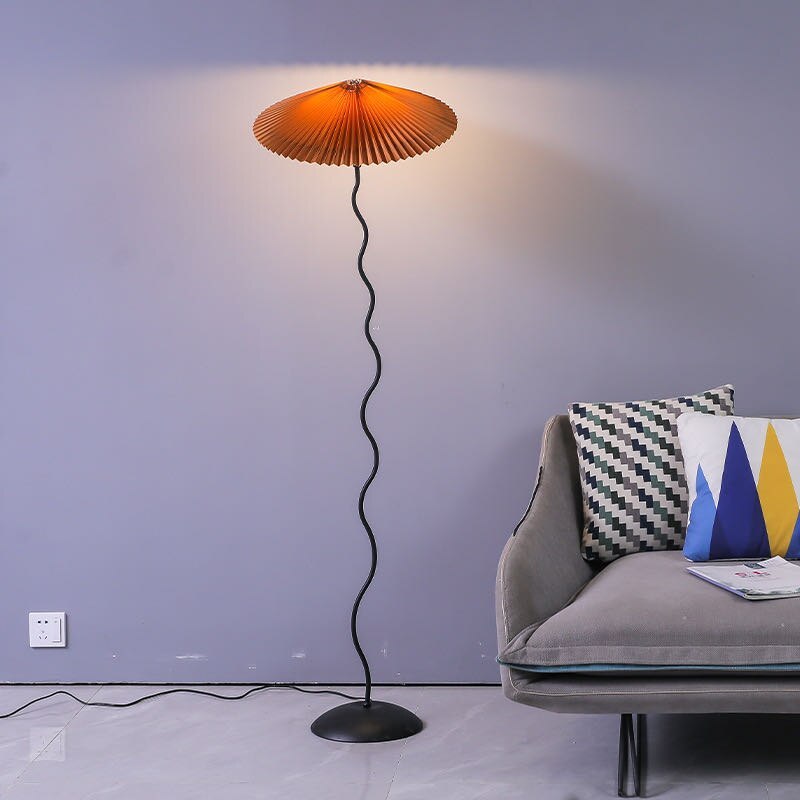 Ritta Modern Mushroom Fabric Led Floor Lamp