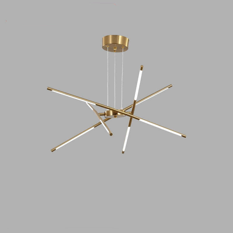 Arisha Pendant Light, Black/Gold, 6/8/10/12 Heads