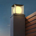 Ray Modern Moon  Outdoor Pier-Mount Pillar Light