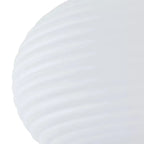 Arisha Flush Mount Ceiling Light Modern, Metal/, White, Bedroom