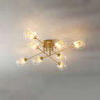 Valentina Industrial Glass Globe Chandelier LED, 6 Style