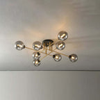 Valentina Industrial Glass Globe Chandelier LED, 6 Style
