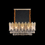 Arisha Luxury Feather Crystal Chandelier, Living Room