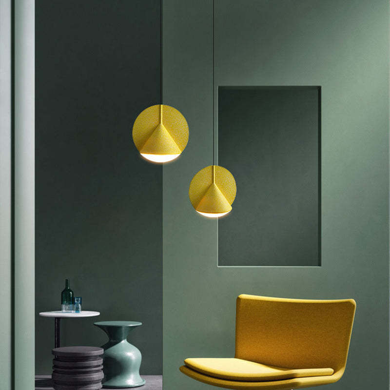 Arisha Modern LED Colorful Shade Hanging Pendant Light