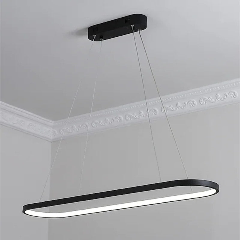 Junel Minimalist Oval Interior Hanging Pendant Light