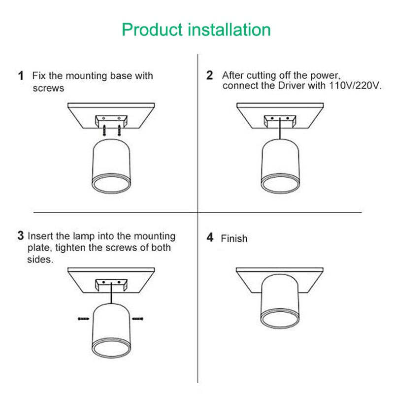 Jojo Cylindrical Flush Mount Ceiling Light