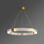 Arisha Modern Round/Oval /Metal Pendant Light, Gold