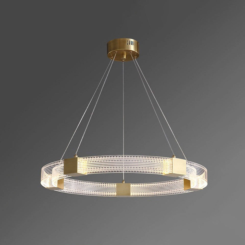 Arisha Modern Round/Oval /Metal Pendant Light, Gold
