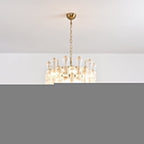 Aurora Chandelier Murano Glass Floral Cascade