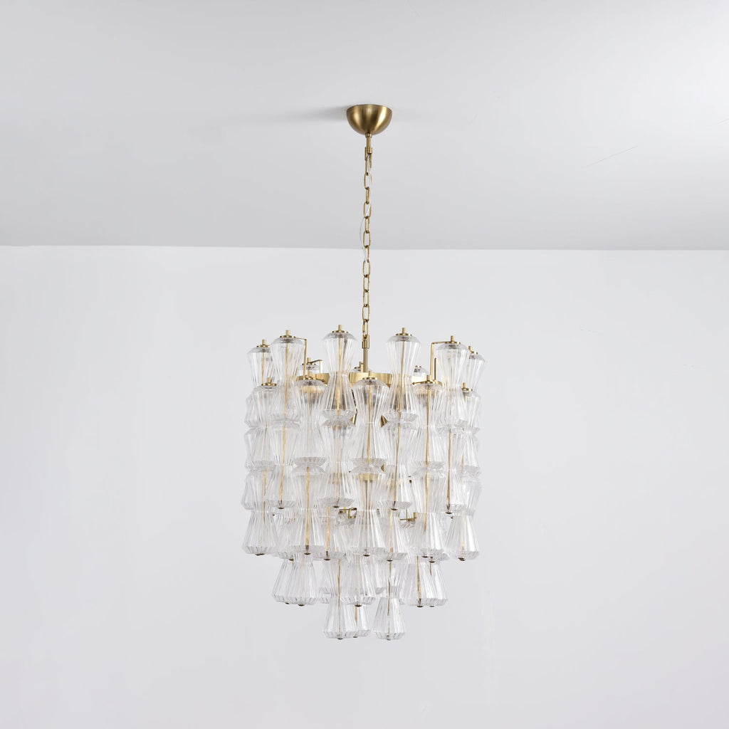 Aurora Chandelier Murano Glass Floral Cascade