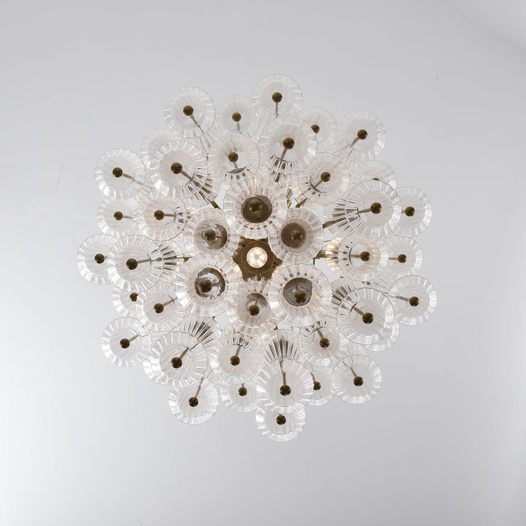 Aurora Chandelier Murano Glass Floral Cascade
