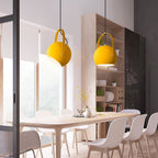 Aira Colorful Art Deco Pendant Light, Spherical,  Bedroom