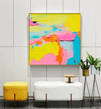 Wall Art Abstract Modern Playful Energetic