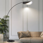 Edge Modern Arch Metal Floor Lamp, Black
