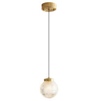 Arisha Modern Circle Glass Pendant Light for Bedroom & Hotel