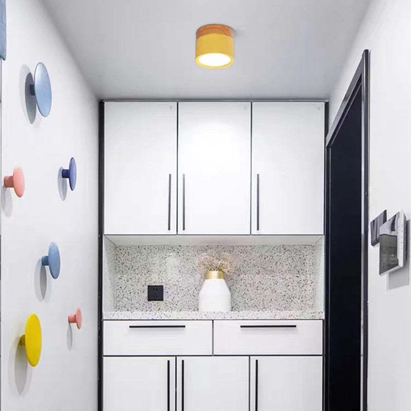 Jojo Cylindrical Flush Mount Ceiling Light