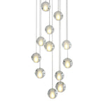 Valentina Modern Multi Clean Globe Pendant Light, Foyer