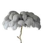 O'Moore Nordic Luxury Unique Ostrich Feather Floor Lamp/Table Lamp