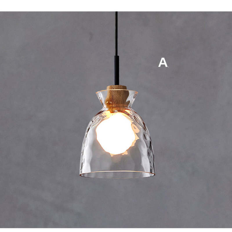 Arisha Minimalist Geometric Glass Pendant Light, Dining Room