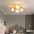 Aria Modern Bubble Cluster Ceiling Light, Colorful