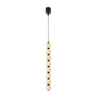 Lyra Modern Alabaster Pendant Light Staircase