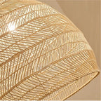 Lian Rattan Bamboo Lampshade Hand Knitted Pendant Light