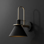 Valentina Vintage Horn Shape Metal Wall Lamp, Living room/Bedroom/Bathroom