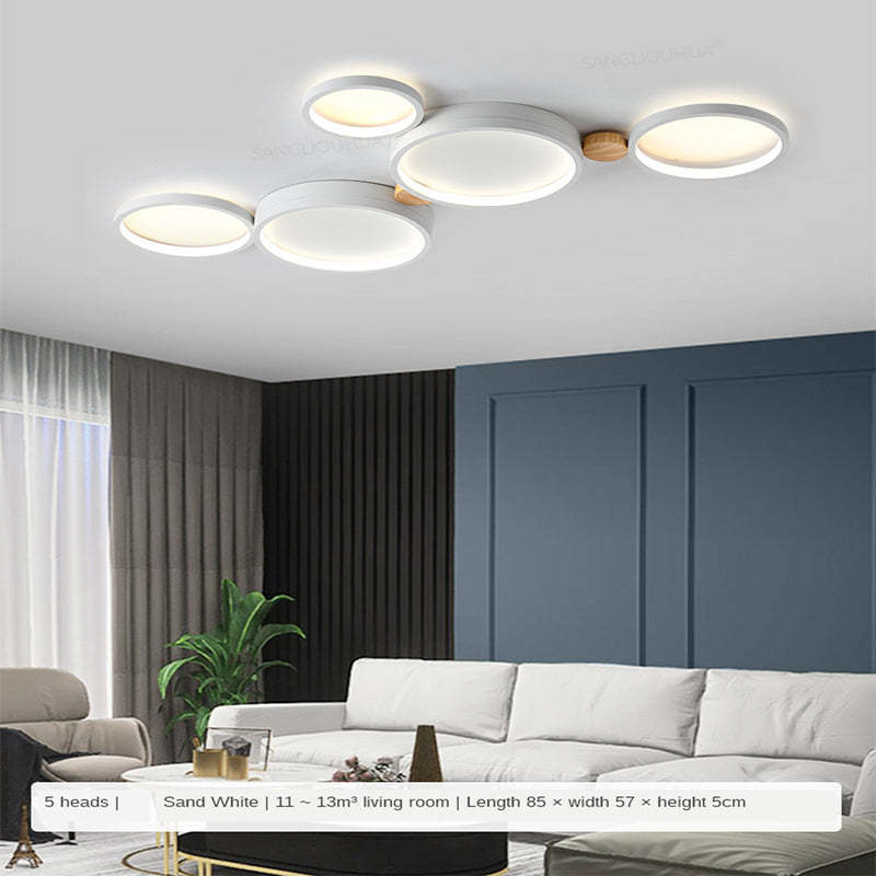 Arisha Round Flush Mount Ceiling Light 3 Colour 3/4/5/6/7 Heads