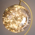 Kady Modern Starry Globe Glass Floor Lamp, Gold