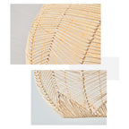 Ritta Designer Round Handmade Rattan Pendant Light, Dining Room