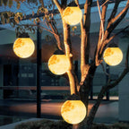 Ray Moon Modern Bubble Glod Pendant Light, Metal/Resin/Fiberglass